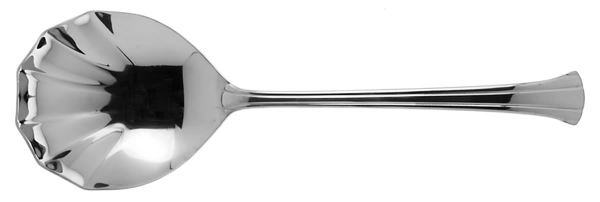 Kimberly (Stainless) Solid Serving Spoon by Retroneu-1