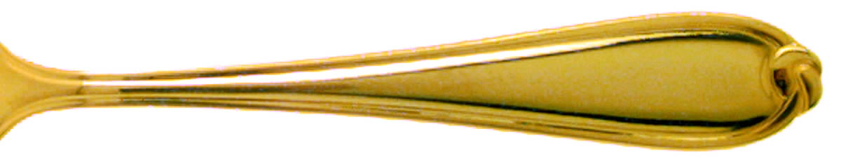 Knottingham (Gold Electroplate) Individual Salad Fork by Retroneu-1