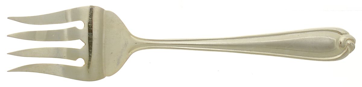 Knottingham (Gold Electroplate) Solid Serving Fork by Retroneu-1
