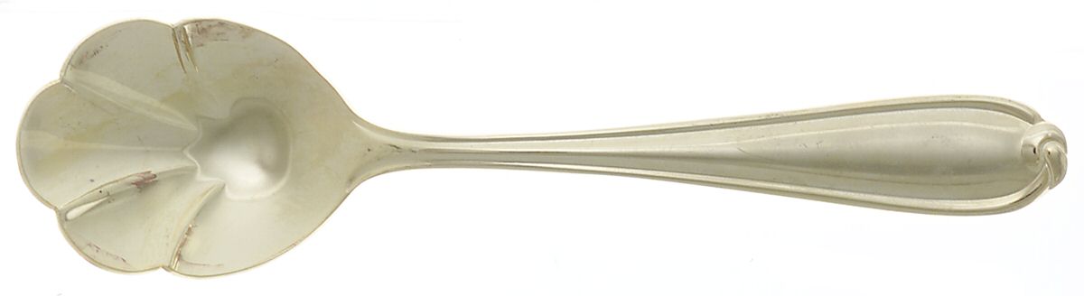 Knottingham (Gold Electroplate) Sugar Shell Spoon by Retroneu-1