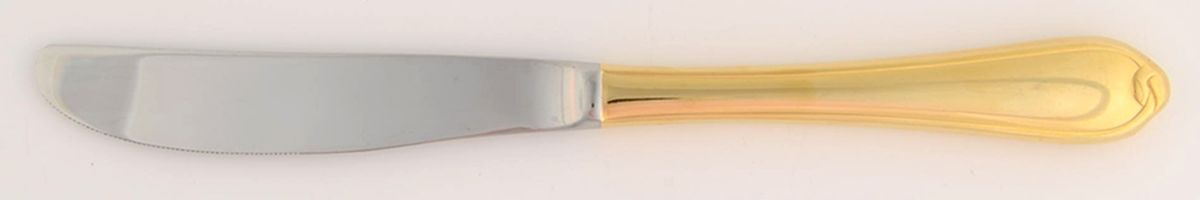 Knottingham (Gold Electroplate) Modern Hollow Knife by Retroneu-1