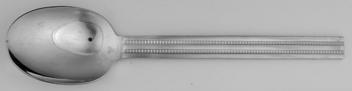 Lauren (Stainless) Solid Serving Spoon by Retroneu-1