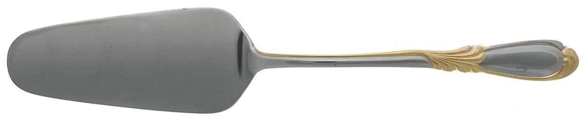 Linda (Stainless-Gold Accent) All Stainless Pie Server by Retroneu-1