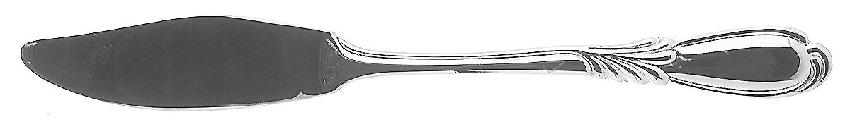 Linda (Silverplate) Flat Handle Master Butter Knife by Retroneu-1