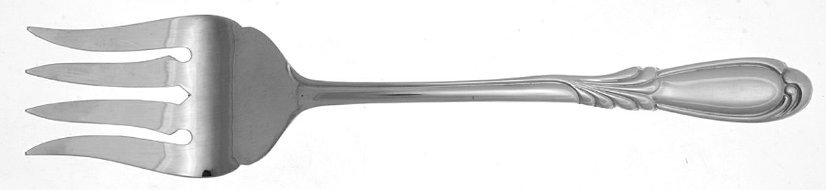 Linda (Silverplate) Solid Serving Fork by Retroneu-1
