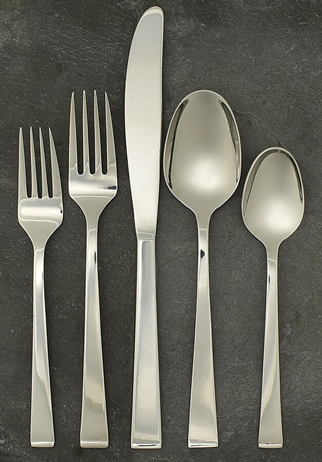 Maxima (Stainless) 5 Piece Place Setting by Retroneu-1
