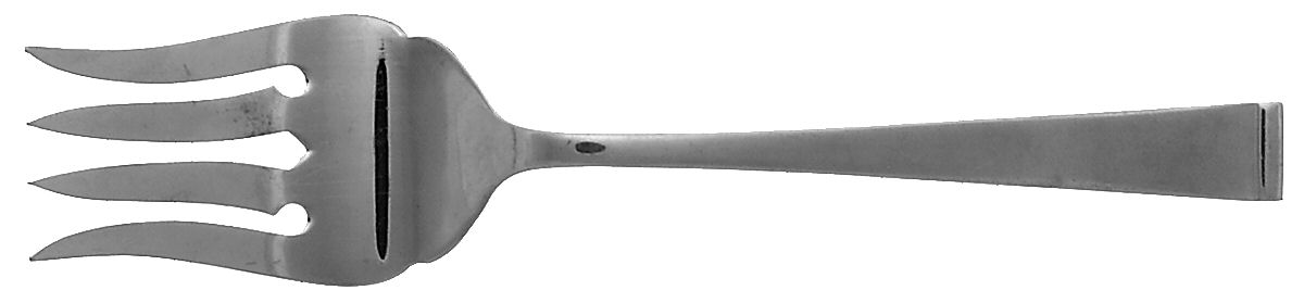 Maxima (Stainless) Medium Solid Cold Meat Serving Fork by Retroneu-1