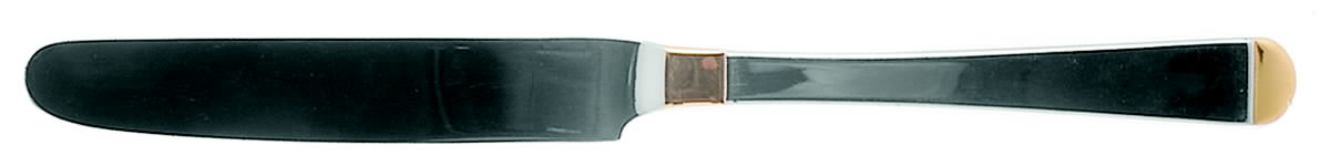 Melage-Gold (Stainless, Gold Accent) New French Solid Knife by Retroneu-1