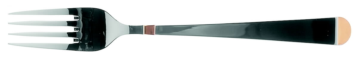 Melage-Gold (Stainless, Gold Accent) Individual Salad Fork by Retroneu-1
