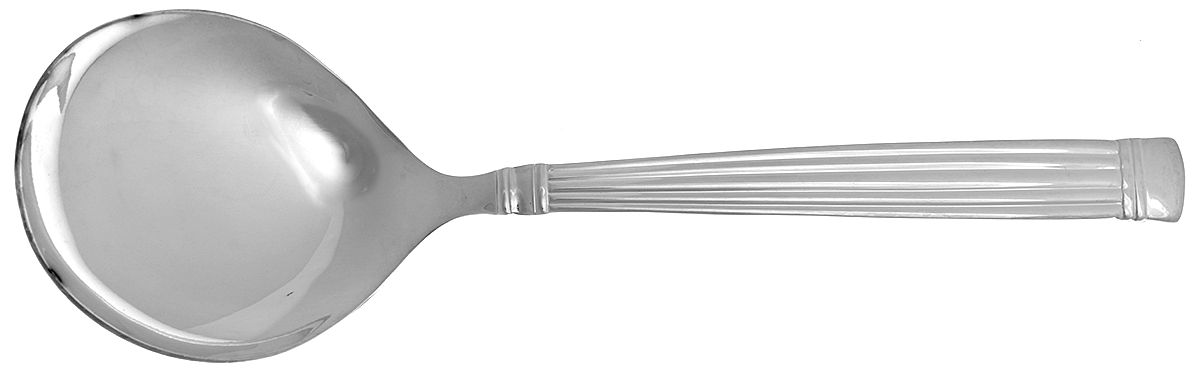 Meridan (Silverplate) Solid Serving Spoon by Retroneu-1
