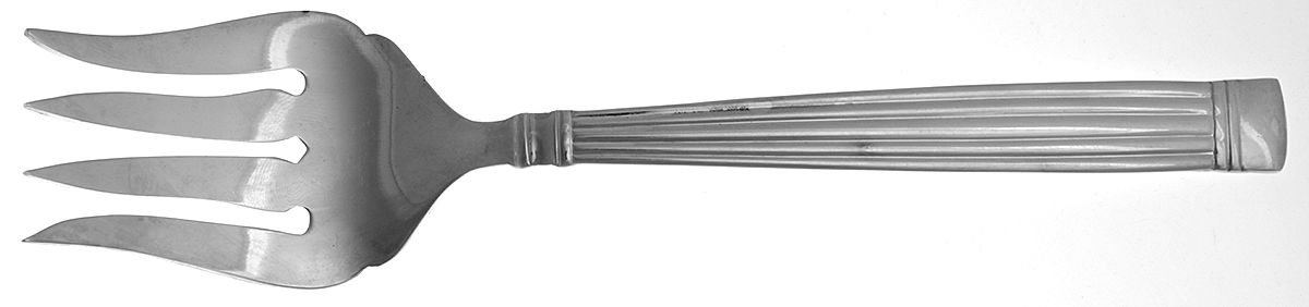 Meridan (Silverplate) Solid Serving Fork by Retroneu-1