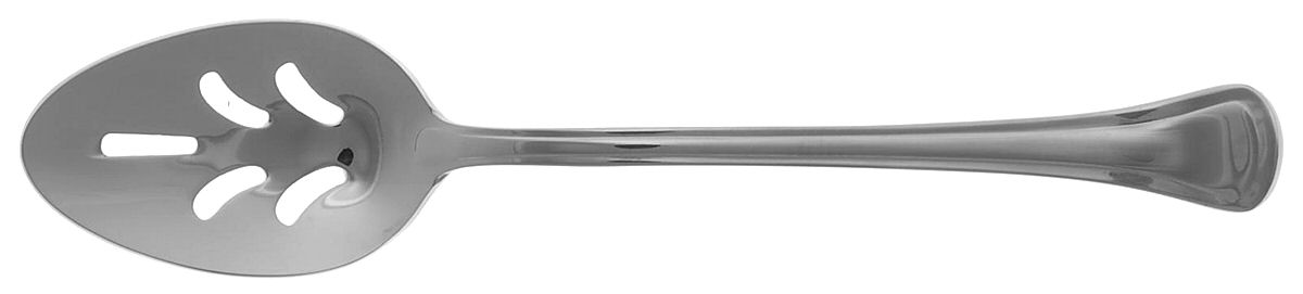 Mira (Stainless) Pierced Solid Serving Spoon by Retroneu-1