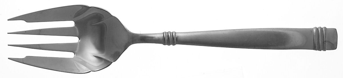Orion (Stainless) Solid Serving Fork by Retroneu-1