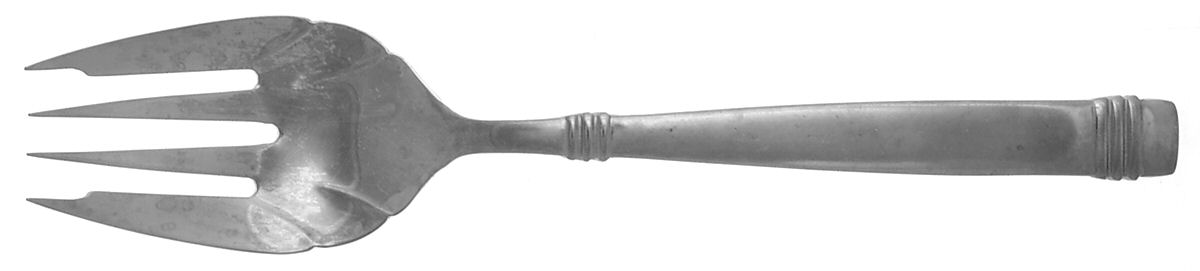 Orion (Stainless) Medium Solid Cold Meat Serving Fork by Retroneu-1