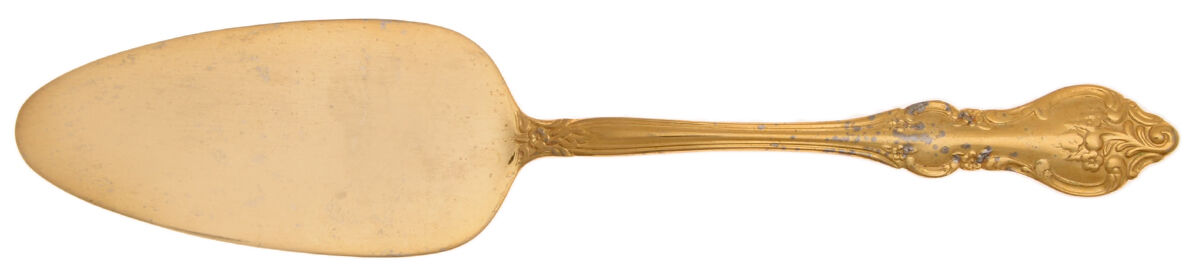 Paloma (Gold Electroplate) All Stainless Pie Server by Retroneu-1