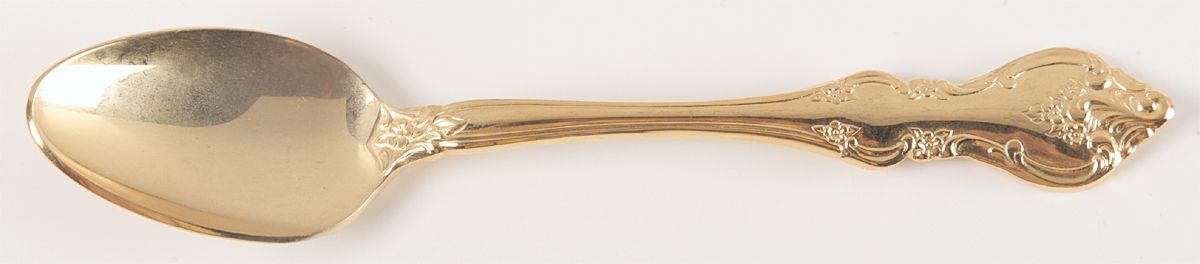 Paloma (Gold Electroplate) Teaspoon by Retroneu-1