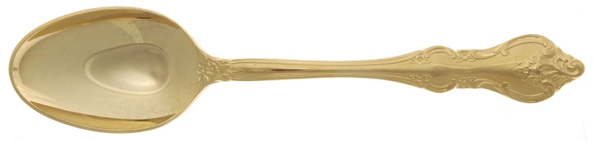 Paloma (Gold Electroplate) Place/Oval Soup Spoon by Retroneu-1