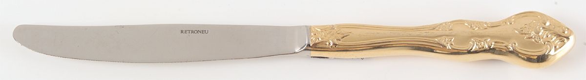 Paloma (Gold Electroplate) Modern Hollow Knife by Retroneu-1