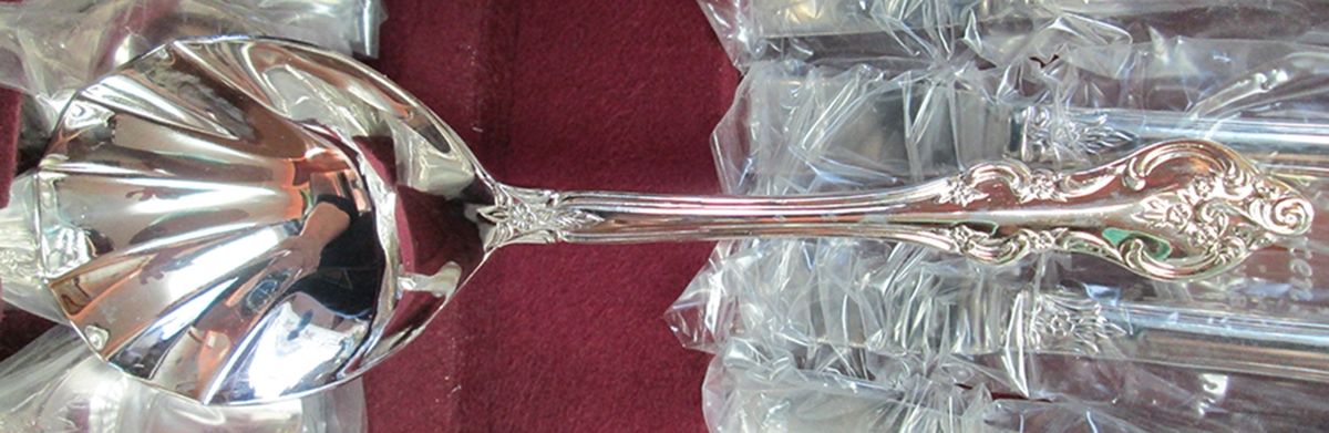 Paloma (Silverplate) Sugar Shell Spoon by Retroneu-1