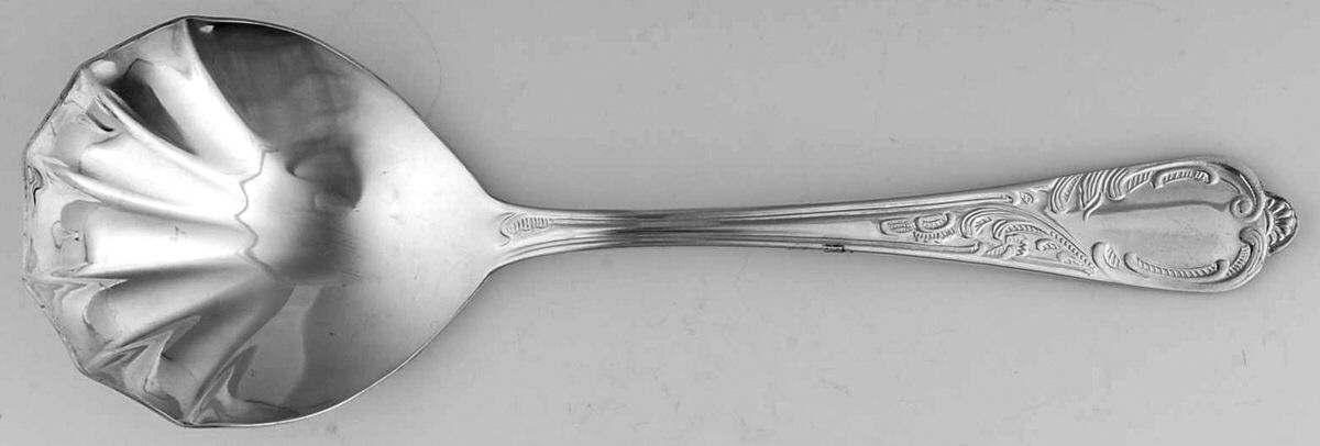 Pegasus (Silverplate) Solid Serving Spoon by Retroneu-1