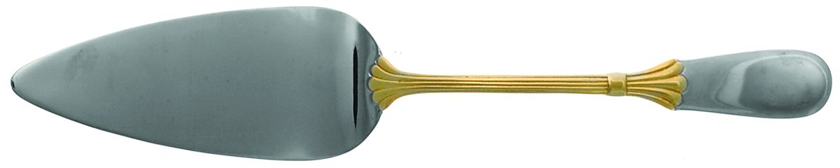 Prince of Wales-Gold Accent (Stainless) All Stainless Pie Server by Retroneu-1