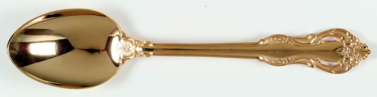 Regence (Gold Electroplate) Place/Oval Soup Spoon by Retroneu-1