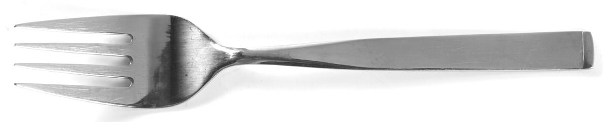 Ridge (Stainless) Solid Serving Fork by Retroneu-1