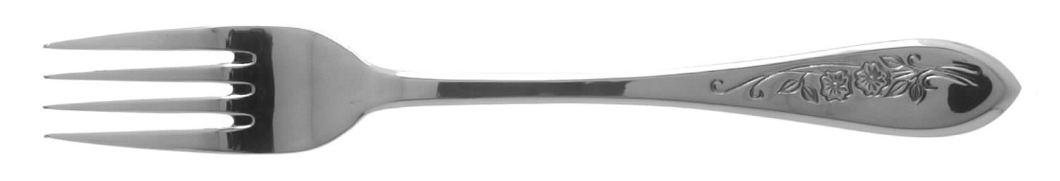 Rosebud-Gold (Stainless, Gold Acct) Fork by Retroneu-1
