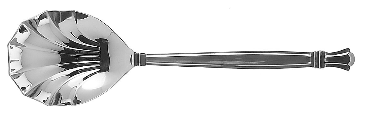 Royale (Stainless) Solid Serving Spoon by Retroneu-1
