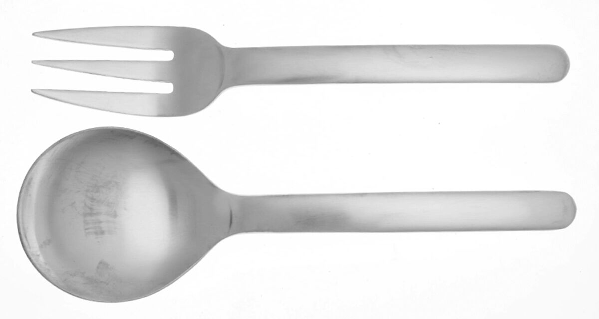 Scan (Stainless) Solid Serving Set by Retroneu-1