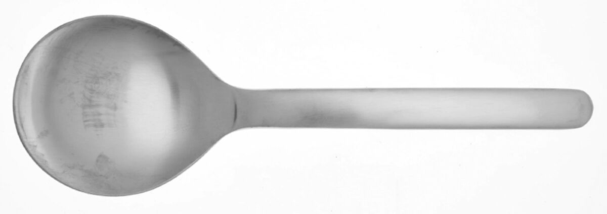Scan (Stainless) Solid Serving Spoon by Retroneu-1
