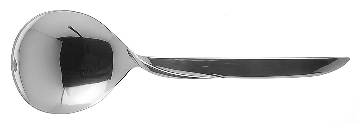Slope (Stainless) Solid Serving Spoon by Retroneu-1