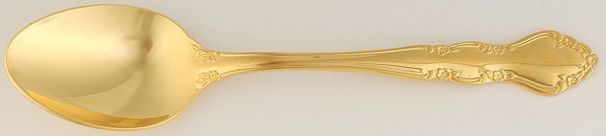 Starlight Gold (Gold Electroplate) Place/Oval Soup Spoon by Retroneu-1