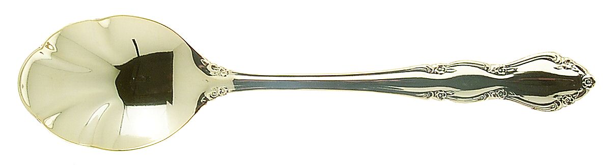 Starlight Gold (Gold Electroplate) Sugar Shell Spoon by Retroneu-1