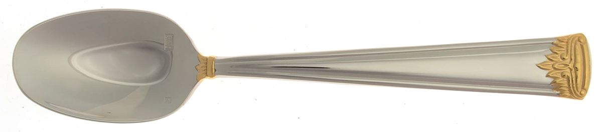 St. Denis (Gold Accent) Place/Oval Soup Spoon by Retroneu-1