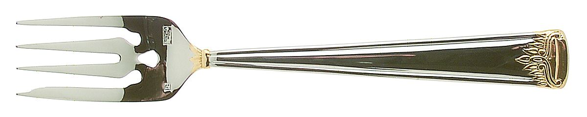 St. Denis (Gold Accent) Individual Salad Fork by Retroneu-1