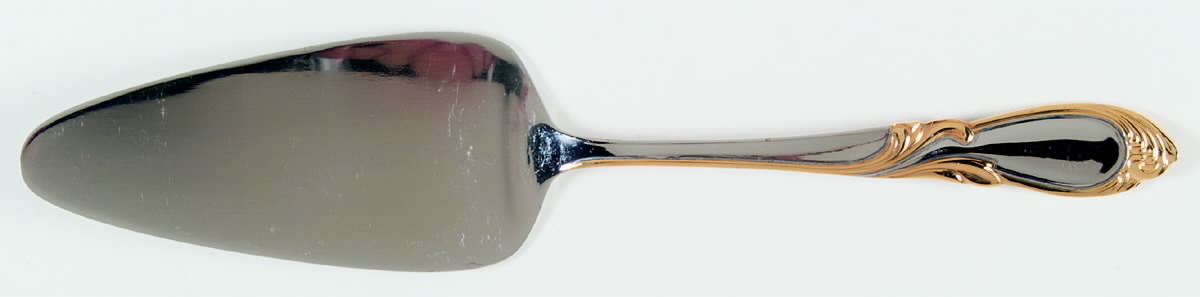 Stephanie-Gold Accent (Stainless) Solid Pie Server by Retroneu-1