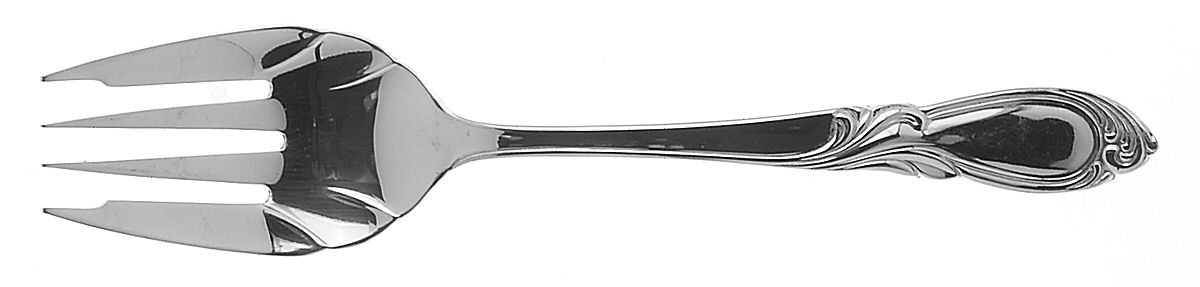 Stephanie (Stainless) Solid Serving Fork by Retroneu-1