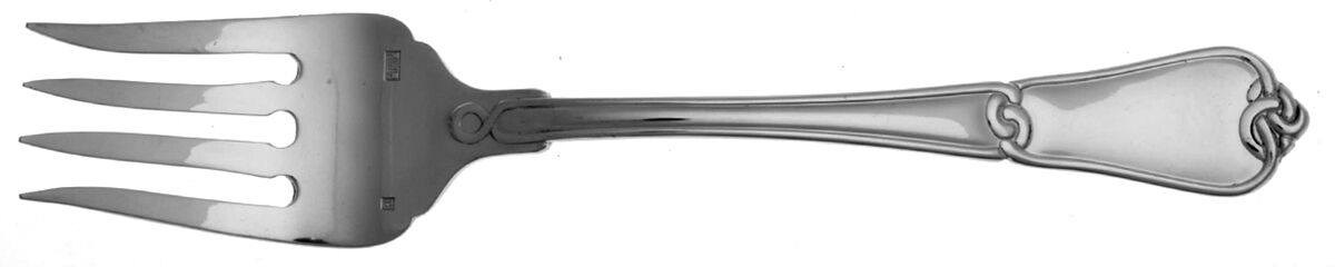 St. Tropez (Stainless) Large Solid Cold Meat Serving Fork by Retroneu-1