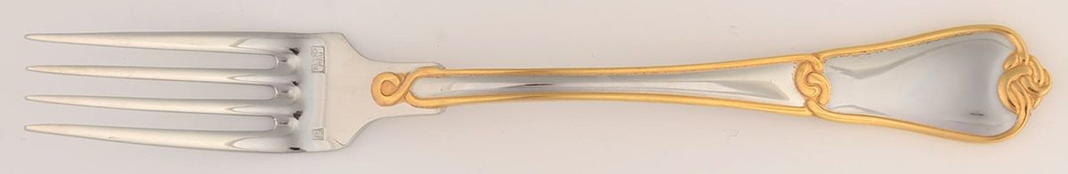 St. Tropez-Gold (Stainless, Gold Accent) Fork by Retroneu-1