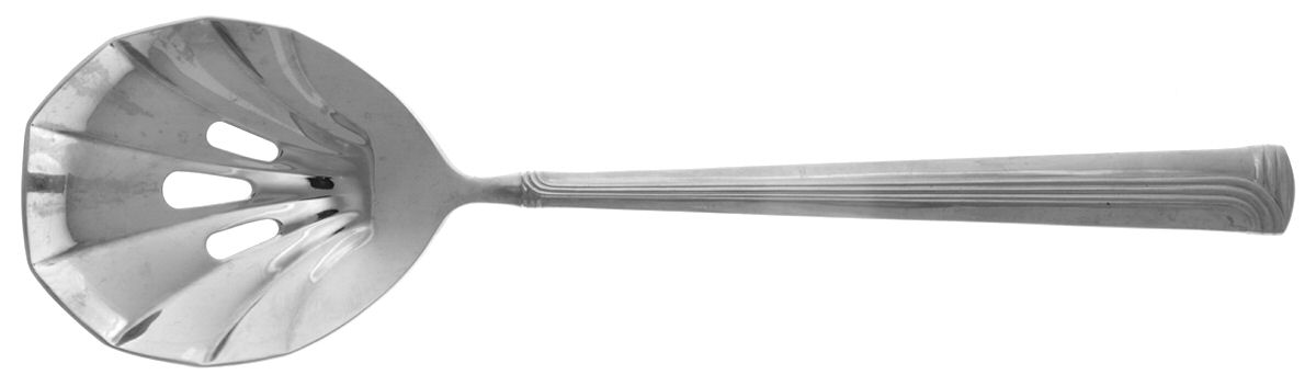Superieur (Stainless) Pierced Solid Serving Spoon by Retroneu-1