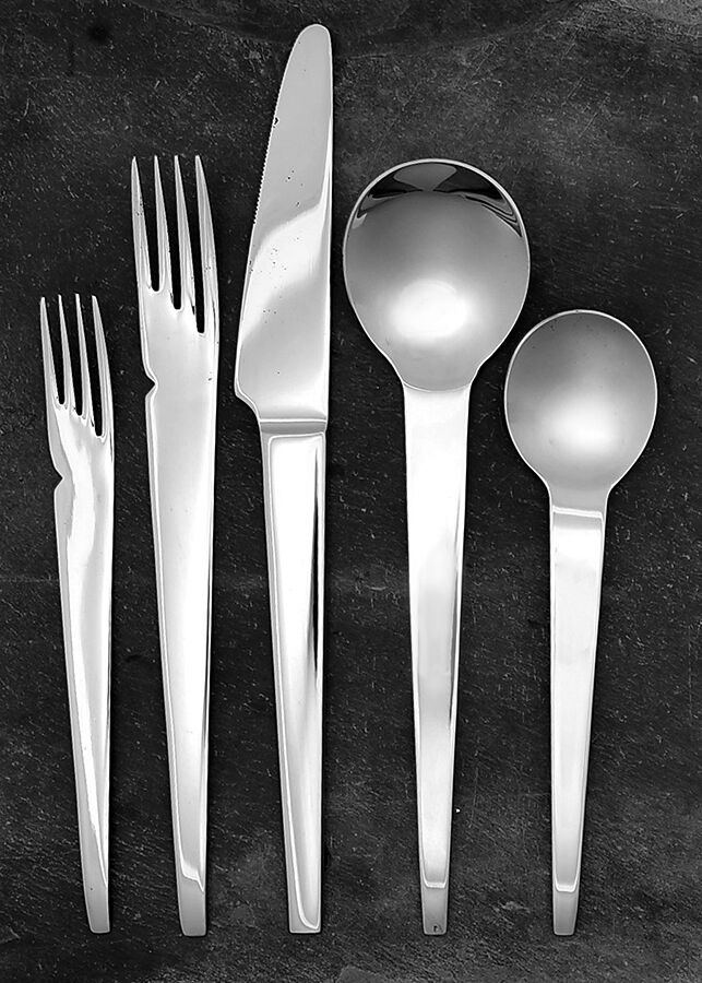 Trek (Stainless) 5 Piece Place Setting by Retroneu-1