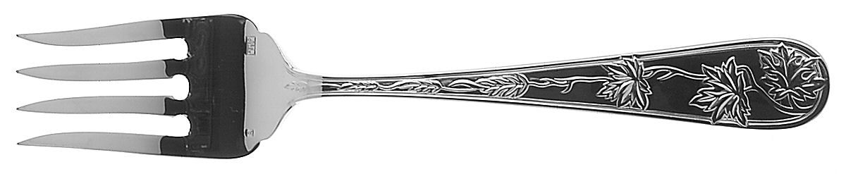 Tuileries-Leaf Garden (Stainless) Solid Serving Fork by Retroneu-1