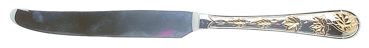 Tuileries-Leaf Garden (Stainless, Gold Accent) New French Hollow Knife by Retroneu-1
