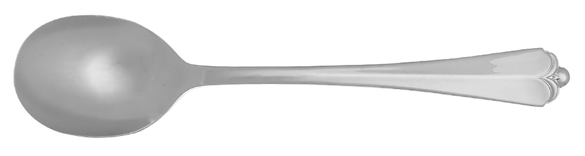 Wyndham (Stainless) Round Bowl Soup Spoon (Cream Soup) HC by Retroneu-1