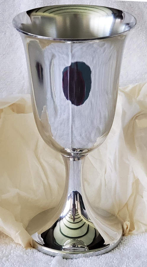 Pewter Holloware Water Goblet by Revere Silver-1