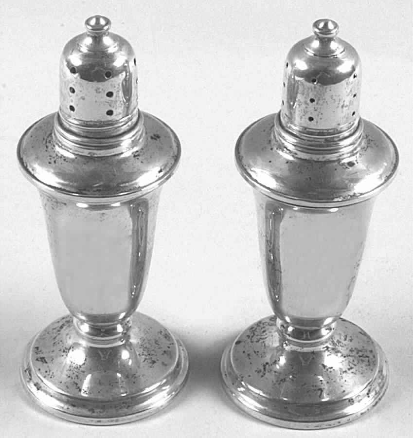 Sterling Hollowware Salt & Pepper Set by Revere Silver-1