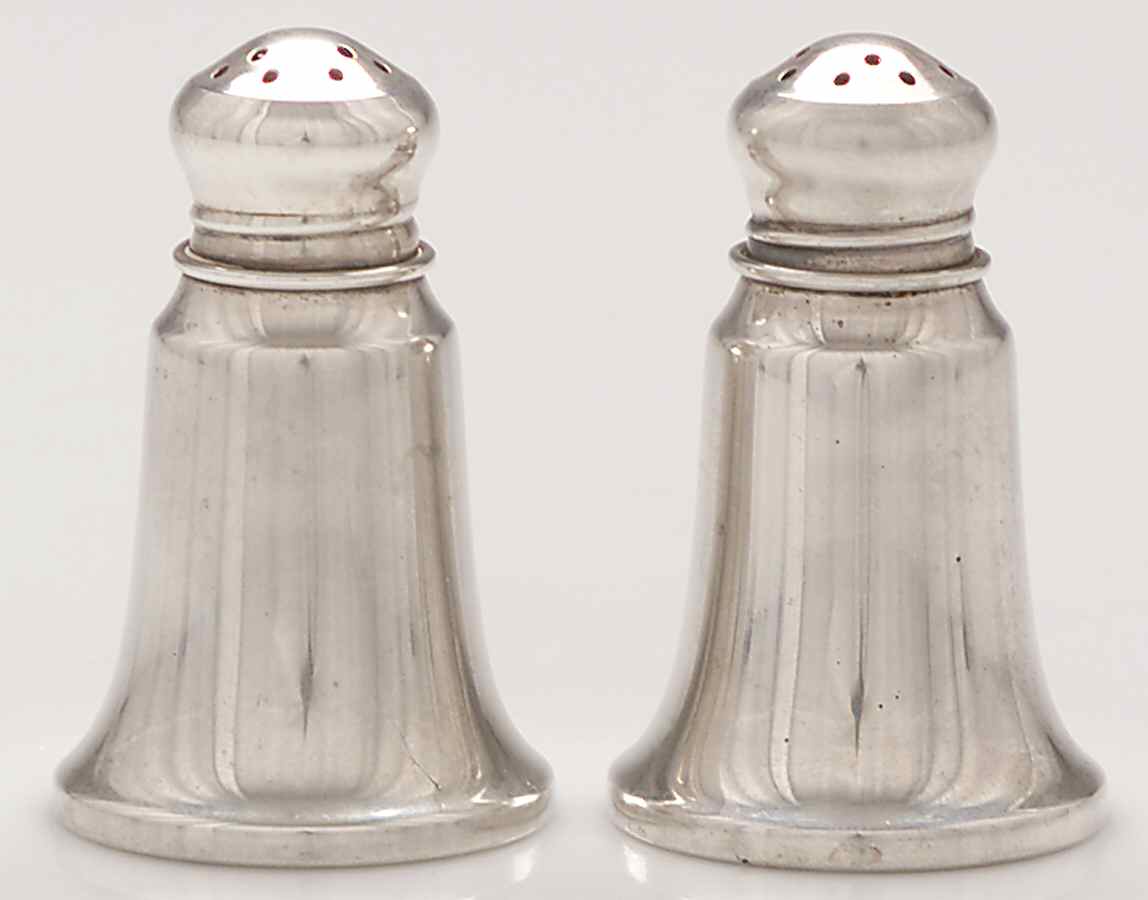 Sterling Hollowware Salt & Pepper Set by Revere Silver-1