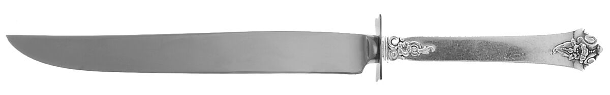 Castle Rose (Sterling, 1942) Carving Knife Small with Stainless Blade HC by Royal Crest-1