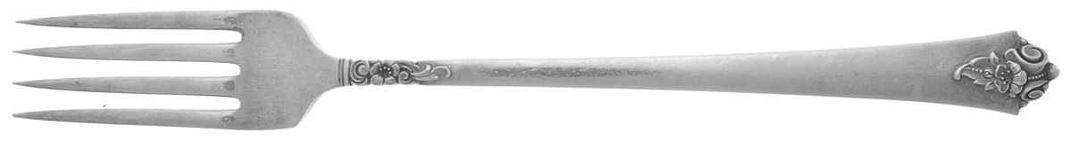 Castle Rose (Sterling, 1942) Grille Fork (Viande) by Royal Crest-1